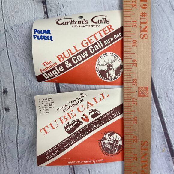 Hunters Specialties Wayne Carlton's Diaphragm Bugle And Cow Grunt Tube Call - Picture 3 of 9